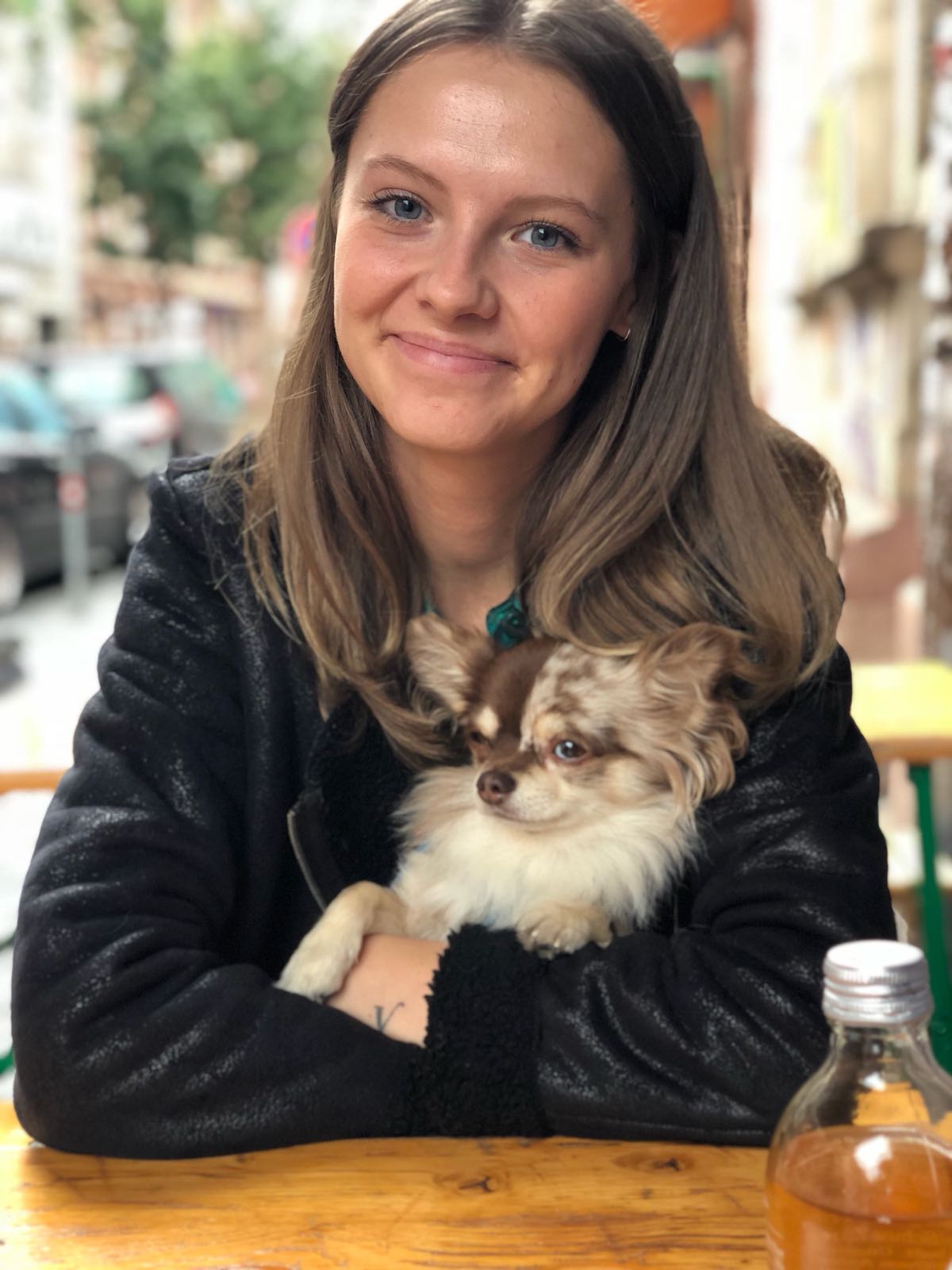 Fenja mit Hund