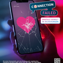 Plakat Digitale Gewalt in Beziehungen
