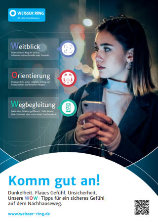 Plakataktion Sicherer Heimweg