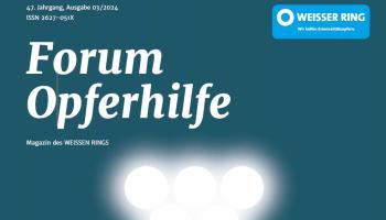 Magazin-Cover von "Forum Opferhilfe"